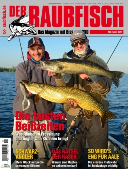 Der Raubfisch Magazin 03-2014 Mai-Juni mit DVD  
