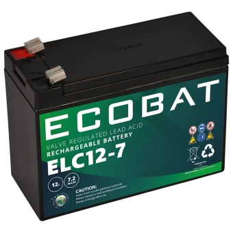 Ecobat Portable Echolotbatterie AGM Batterie 12V 