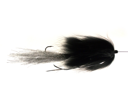 Eumer Spintube Pike Streamer Slow Sinking Black Silver  