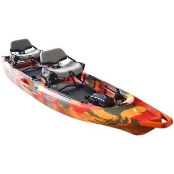 FeelFree Lure 2 Tandem Overdrive Ready Fishing Kayak Fire Camo