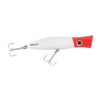 Halco Wobbler Roosta Popper White Red Head H53 