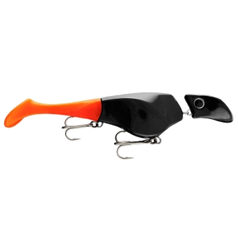 Headbanger Shad Lure Black Orange 16cm 