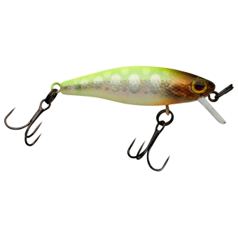 Illex Wobbler Tiny Fry 38 SP 1,5g schwebend Chartreuse Back Yamame