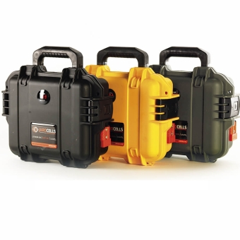 Jarocells Portable Storm Case Lithium Battery 12V 20Ah Yellow