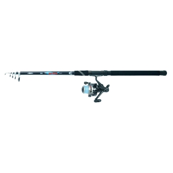 Jenzi Telescope Fishing Rod with reel and line pike rod 