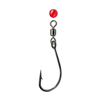 Jenzi single hook with swivel and bead #4