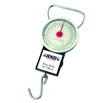 Jenzi Fish Scale 50lb 22kg with measuring tape 