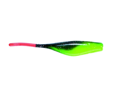 Jenzi Drop-Shot Inshore Trailer Softbait 8,5cm black green 