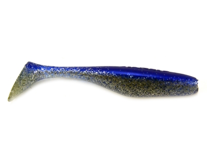 Jenzi River Shad USA-Bass Gummiköder glitter blau  