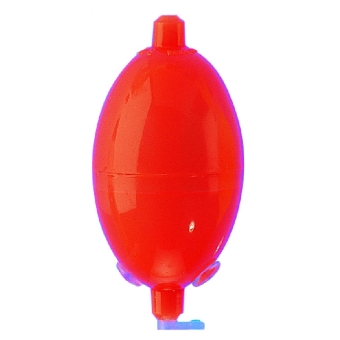 Bubble Float with internal slip-through bright red 55/35mm