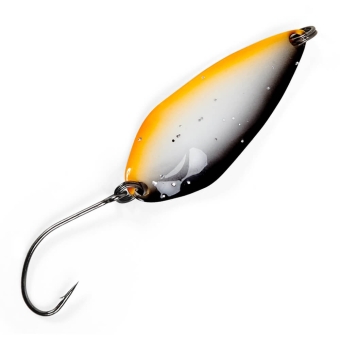 Lucky John spoon bait EOS 005 black white 8g with triple hook