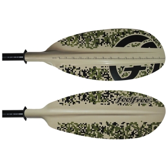 Feelfree Angler Paddle for Kayak Fiberglass 240cm Forest Camo