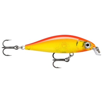 Rapala X-Light Minnow Lure 5cm Gold Fluroscent Red