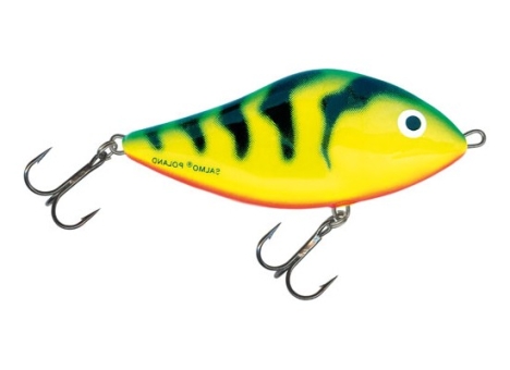 Salmo Slider Jerkbait Glider green tiger GT  schwimmend 5cm 6,5g