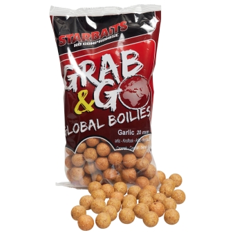 Starbaits Grab and Go Global Carp Boilies Garlic | 14mm