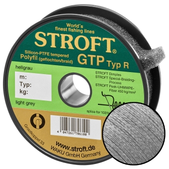 STROFT GTP Type R Braided Fishing Line 150m light grey R12-0,550mm-62kg