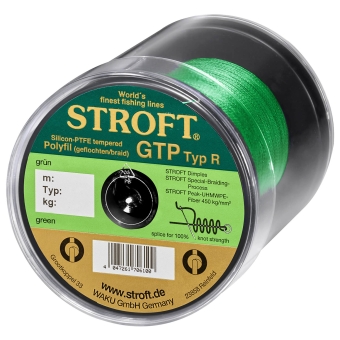 STROFT GTP Typ R Geflochtene Angelschnur 400m grün R5-0,250mm-11kg