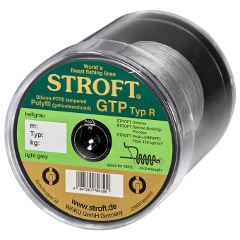 STROFT GTP Type R Braided Fishing Line 400m light grey R7-0,300mm-18kg