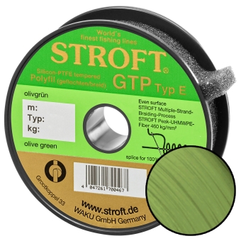 Stroft Line GTP Typ E braided olive green 100m Typ E3 7,50kg