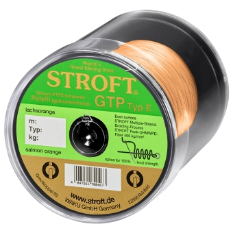 Stroft Line GTP Typ E braided salmon orange 400m Typ E5 12,00kg
