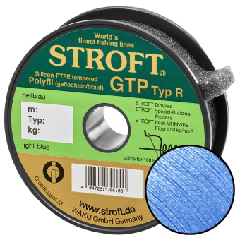 Schnur STROFT GTP Typ R Geflochtene 250m hellblau 