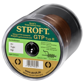 STROFT GTP Type R Braided Fishing Line 400m darkbrown 