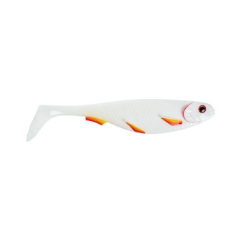 Stroft Predator P-10 soft bait 10cm White Fire Fin