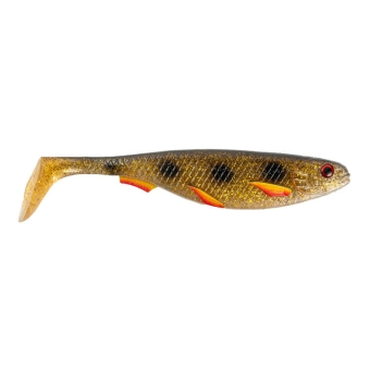 Stroft Predator P-22 Gummifisch 22cm Gold Flakes Fire Fin