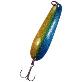 Trout Bait Blinker Potenza 03 Gold Blue Glitter 