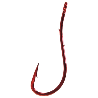 VMC Worm Hook Long 7054 Red #1